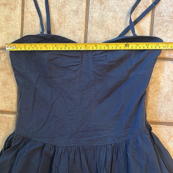 Dark blue summer dress - Picture 8 of 12